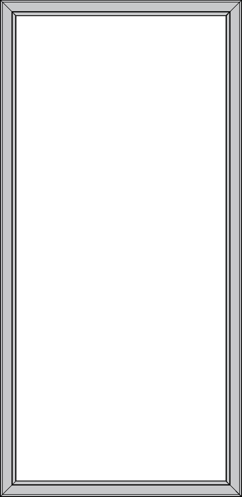 Four-Sided Hollow Metal Frame